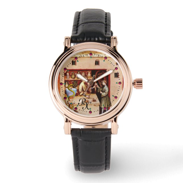 薬局HYGEIAモノグラム薬ボウル 腕時計 (正面)