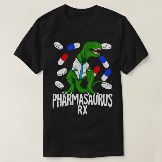 薬局Rx薬局テック薬剤師ギフト Tシャツ (デザイン正面)