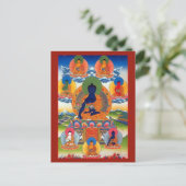 薬師如来 チベット仏教祭壇カード ポストカード (スタンド正面)