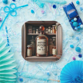 薬庫の古いボトル ペーパープレート (パーティー)