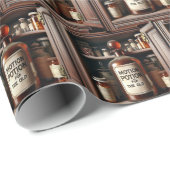 薬庫の古いボトル ラッピングペーパー (ロールコーナー)