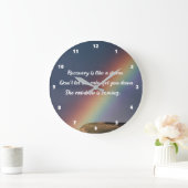 薬感動的物中毒回復引用文リハビリ ラージ壁時計 (ホーム)