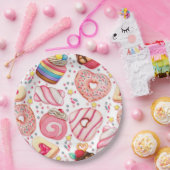 薬柄ドーナツ ペーパープレート (パーティー)