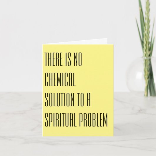 薬液なし – ノートカード (正面)