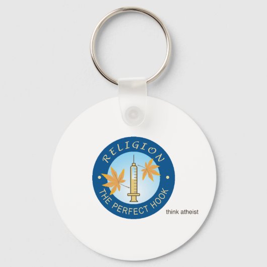 薬物としての宗教ボタクラシックンのキーチェーン キーホルダー (正面)