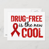 薬物なし新しいカッコいいはです ポストカード (正面/裏面)