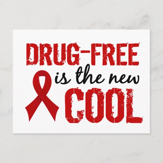 薬物なし新しいカッコいいはです ポストカード (正面)