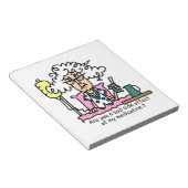 薬物の副作用のユーモア ノートパッド (アングル)