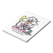 薬物の副作用のユーモア ノートパッド (回転)