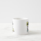 薬物の副作用の黒い髪 エスプレッソカップ (正面)