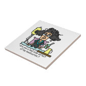 薬物の副作用の黒い髪 タイル (側面)