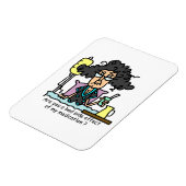 薬物の副作用の黒い髪 マグネット (左側)