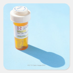 薬物の十分の薬瓶 スクエアシール