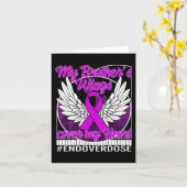 薬物の過剰摂取認識度私の兄の翼カバーM カード (黄色い花)