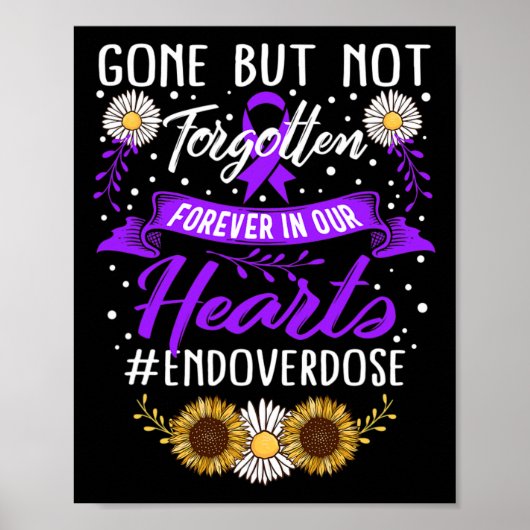 薬物の過剰摂取認識度行ったがリブ忘れない ポスター (正面)