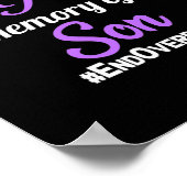 薬物の過剰摂取認識度記憶 ポスター (角)