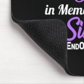 薬物の過剰摂取認識度記憶 マウスパッド (コーナー)