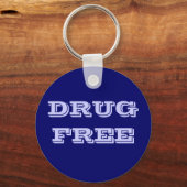 薬物を含まない キーホルダー (正面)