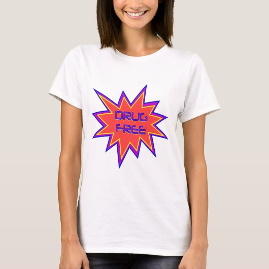 薬物を含まない Tシャツ (正面)