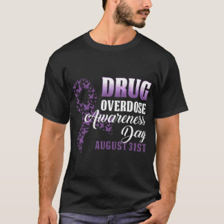 薬物オーバードーズ認識度デイシャ威厳があるツ31 2019 P Tシャツ