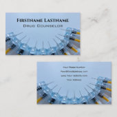 薬物カウンセラー・アルコール・カウンセラー精神療法士 名刺 (正面/裏面)