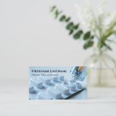 薬物カウンセラー・アルコール・カウンセラー精神療法士 名刺 (スタンド正面)