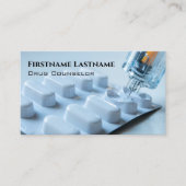 薬物カウンセラー・アルコール・カウンセラー精神療法士 名刺 (正面)