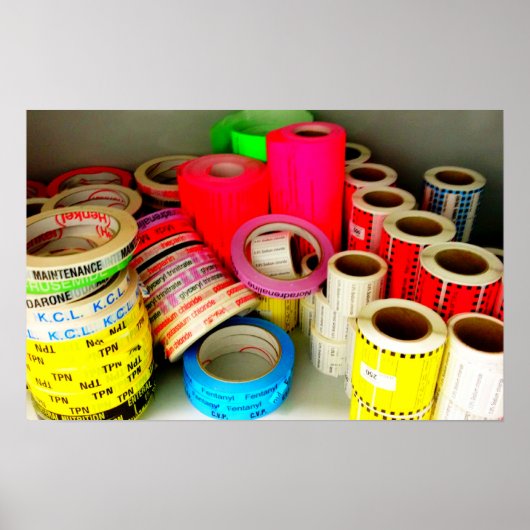 薬物ラベルのポスター ポスター (正面)