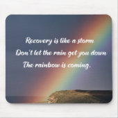 薬物中毒感動的回復虹 マウスパッド (正面)