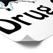 薬物乱用のポスターを貼る ポスター (角)