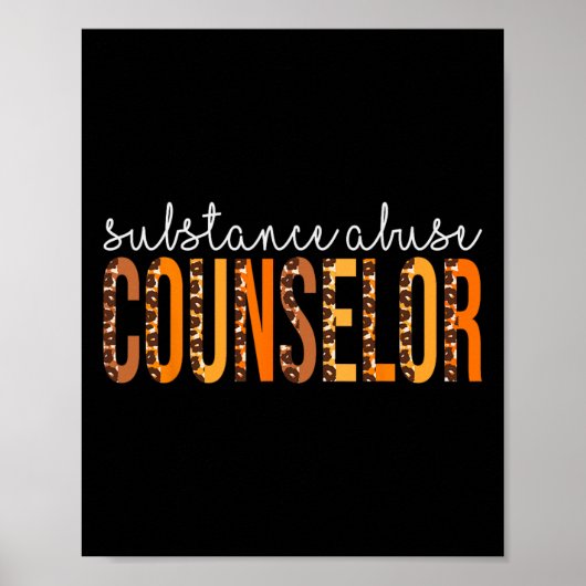 薬物乱用カウンセラーleopard秋秋 ポスター (正面)