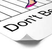 薬物乱用ポスターの囚人にならないこと ポスター (角)