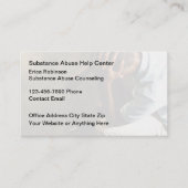 薬物乱用相談名刺 名刺 (正面)