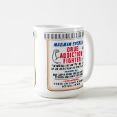 薬物依存症ファイターコーヒーマグ コーヒーマグカップ (正面右)