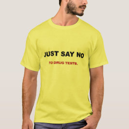 薬物検査を行わない Tシャツ