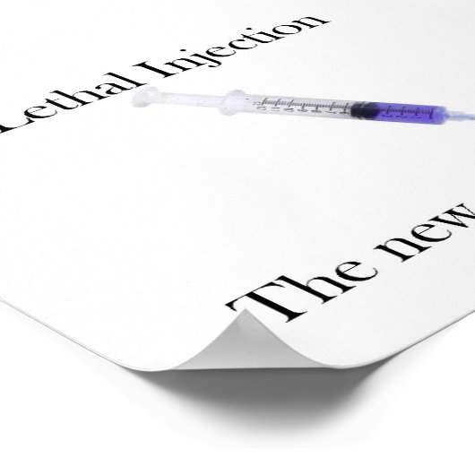 薬物注射ポスター ポスター (角)