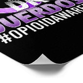 薬物過剰摂取オピオイド認識度2 ポスター (角)