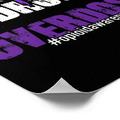 薬物過剰摂取オピオイド認識度 ポスター (角)