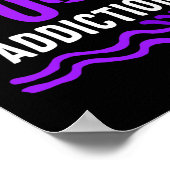 薬物過剰摂取認識度中毒リボン薬物添加 ポスター (角)