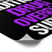 薬物過剰摂取認識度戦士サバイバー16 ポスター (角)