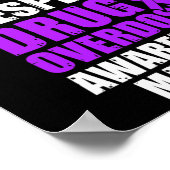 薬物過剰摂取認識度戦士サバイバー38 ポスター (角)