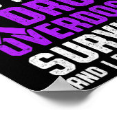 薬物過剰摂取認識度戦士サバイバー41 ポスター (角)