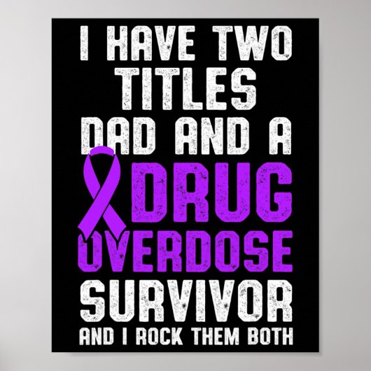 薬物過剰摂取認識度戦士サバイバー41 ポスター (正面)