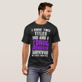 薬物過剰摂取認識度戦士サバイバー41 Tシャツ (正面フル)
