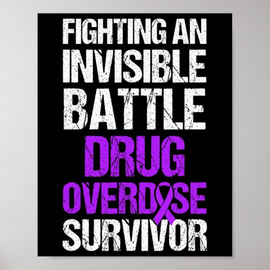 薬物過剰摂取認識度戦士サバイバー50 ポスター (正面)