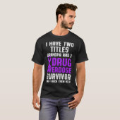薬物過剰摂取認識度戦士サバイバー59 Tシャツ (正面フル)
