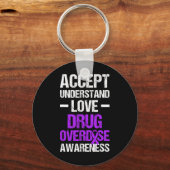 薬物過剰摂取認識度戦士サバイバー60 キーホルダー (裏面)