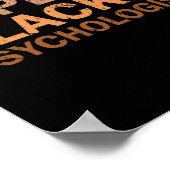 薬物黒心理学者メラニンブラック月アフリカ ポスター (角)