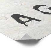 薬物Aグレート間違い白い赤黒の薬物乱用 ポスター (角)