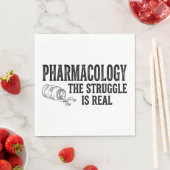 薬理学 本当につらい 薬剤師ユーモア スタンダードランチョンナプキン (インサイチュ)